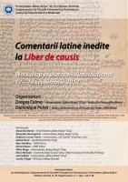Comentarii latine inedite la Liber de causis - Workshop exploratoriu international, 17 - 19 septembrie 2012, Cluj